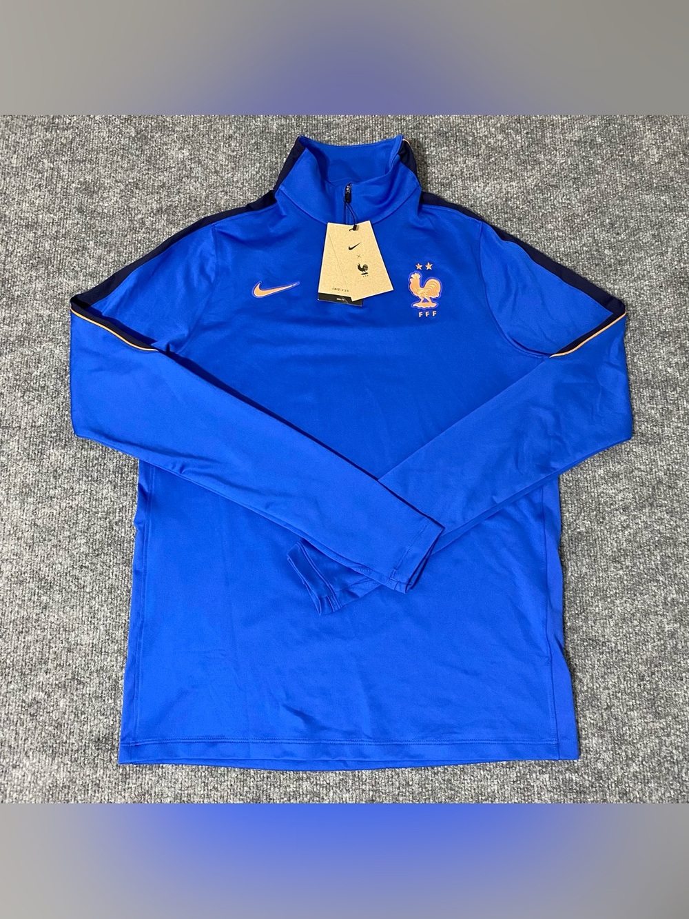 Nike France National Team 2026 Strike Dri-FIT 1/4 Zip Drill Slim Top Men’s M NWT